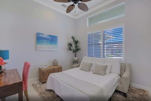 4 bedrooms, iron/ironing board, travel crib, WiFi