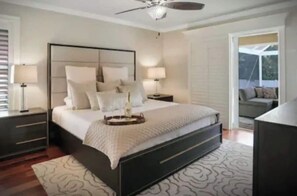 5 dormitorios, tabla de planchar con plancha, wifi gratis y ropa de cama