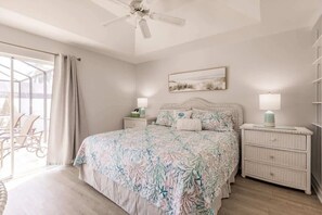 4 bedrooms, iron/ironing board, travel cot, WiFi