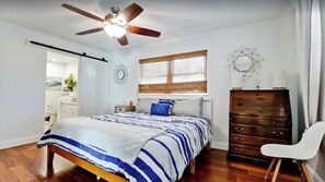 3 bedrooms, iron/ironing board, travel cot, WiFi
