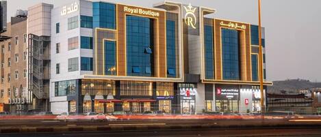 Façana frontal de l'allotjament