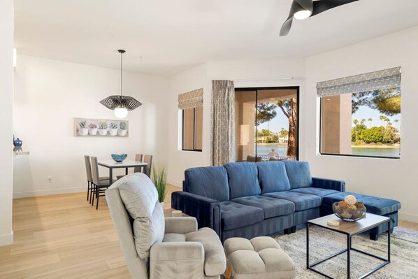 TV connectée, cheminée