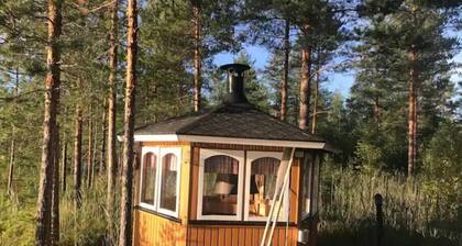 Cottage by a private lake.