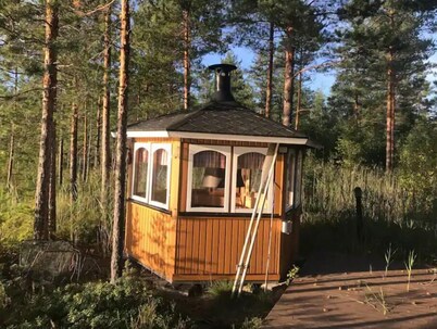 Cottage by a private lake.