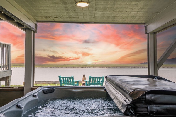 Bain à remous extérieur