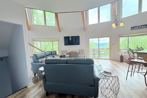 TV connectée, cheminée