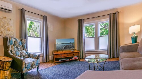 Spacious 2 bedroom historic home with two king beds and kitchenette.