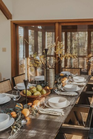 Dining - TC Lake House w/Hot Tub, Pontoon, & Game Room! (Traverse City)