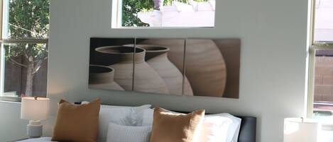 3 bedrooms, iron/ironing board, travel cot, WiFi