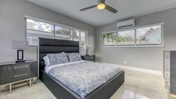 1 soverom, strykejern/-brett, wi-fi og sengetøy