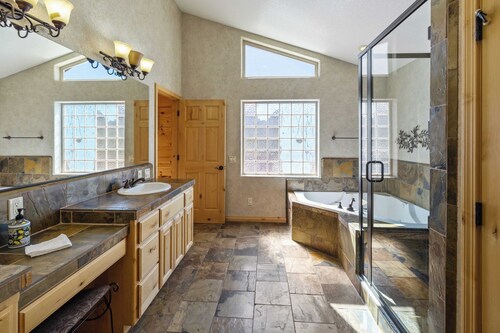 Hot Tub, Game Room, Large Deck w/ Mountain Views, 4bdr Paw Print by Avantstay