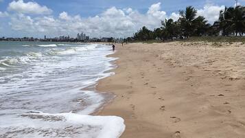 Beach nearby, white sand