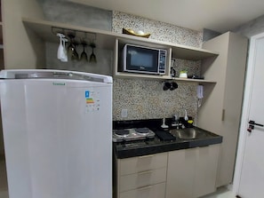 Comfort Studio | Private kitchen - Flat Comfort Vista Mare Studios - Intermares (Cabedelo)