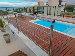 Outdoor pool - Flat Comfort Vista Mare Studios - Intermares (Cabedelo)