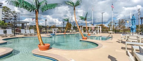 Seasonal outdoor pool