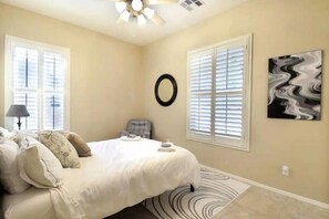 4 habitaciones y ropa de cama 