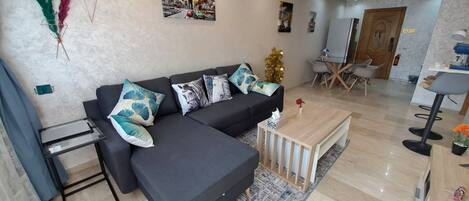 TV connectée, cheminée