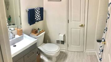 Towels, soap, toilet paper