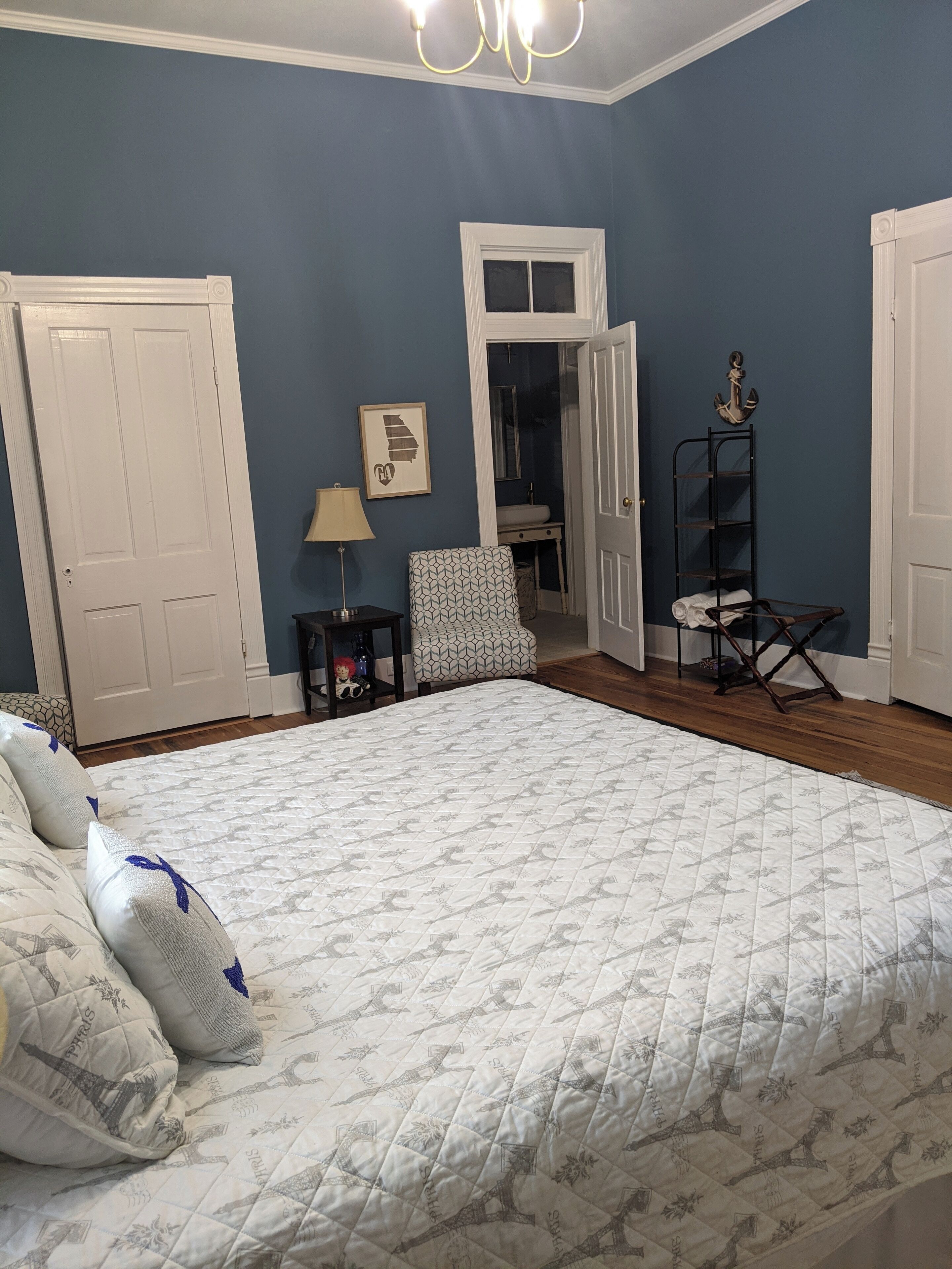 Premium bedding, blackout curtains, free WiFi, bed sheets