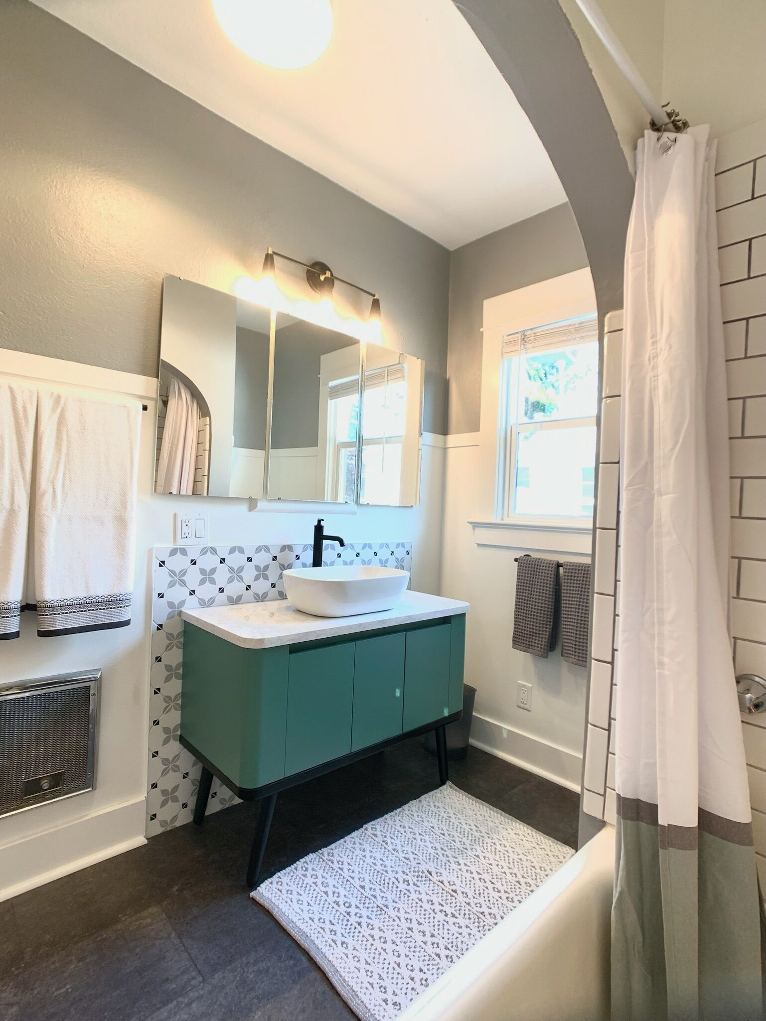 Eco-friendly toiletries, hair dryer, towels, soap