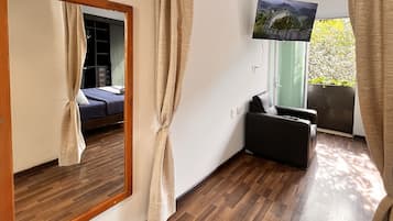 1 bedroom, down comforters, individually decorated