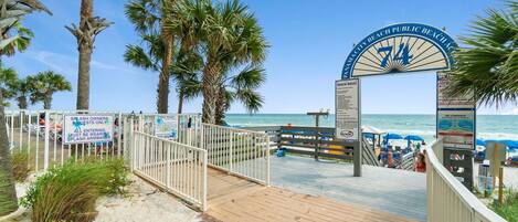 Accommodatie ligt op het strand