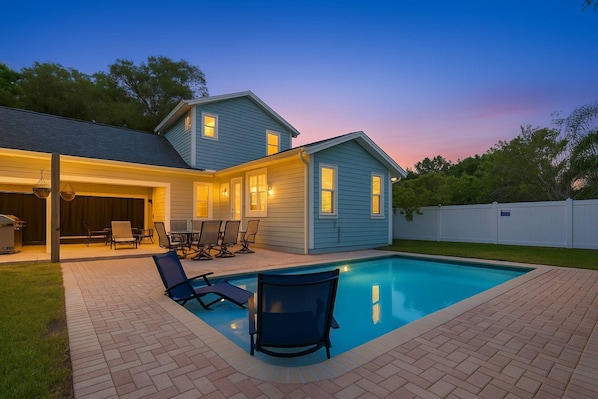 Pool - Best-Priced Palm Harbor Retreat | Heated Saltwater Pool, Games & Beach Gear Included (Palm Harbor)