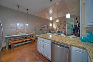 House (3 Bedrooms) | Interior - Shared Resort-style Pool, Playground, Patio w/ Bar Tidal Times by Avantstay (Port Aransas)