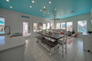 House (4 Bedrooms) | Interior - Pool Access, Private Patio Living, Near the Beach Seahorse Cove by Avantstay (Port Aransas)