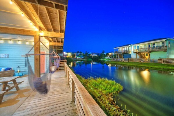 House (4 Bedrooms) | Interior - Canal Front View, Walk to Beach, Pool, Patio, Fire Pit Best Little Shore House (Port Aransas)