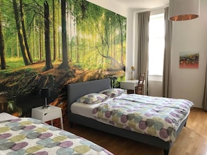 2 chambres, bureau, fer et planche Ă repasser, Wi-Fi