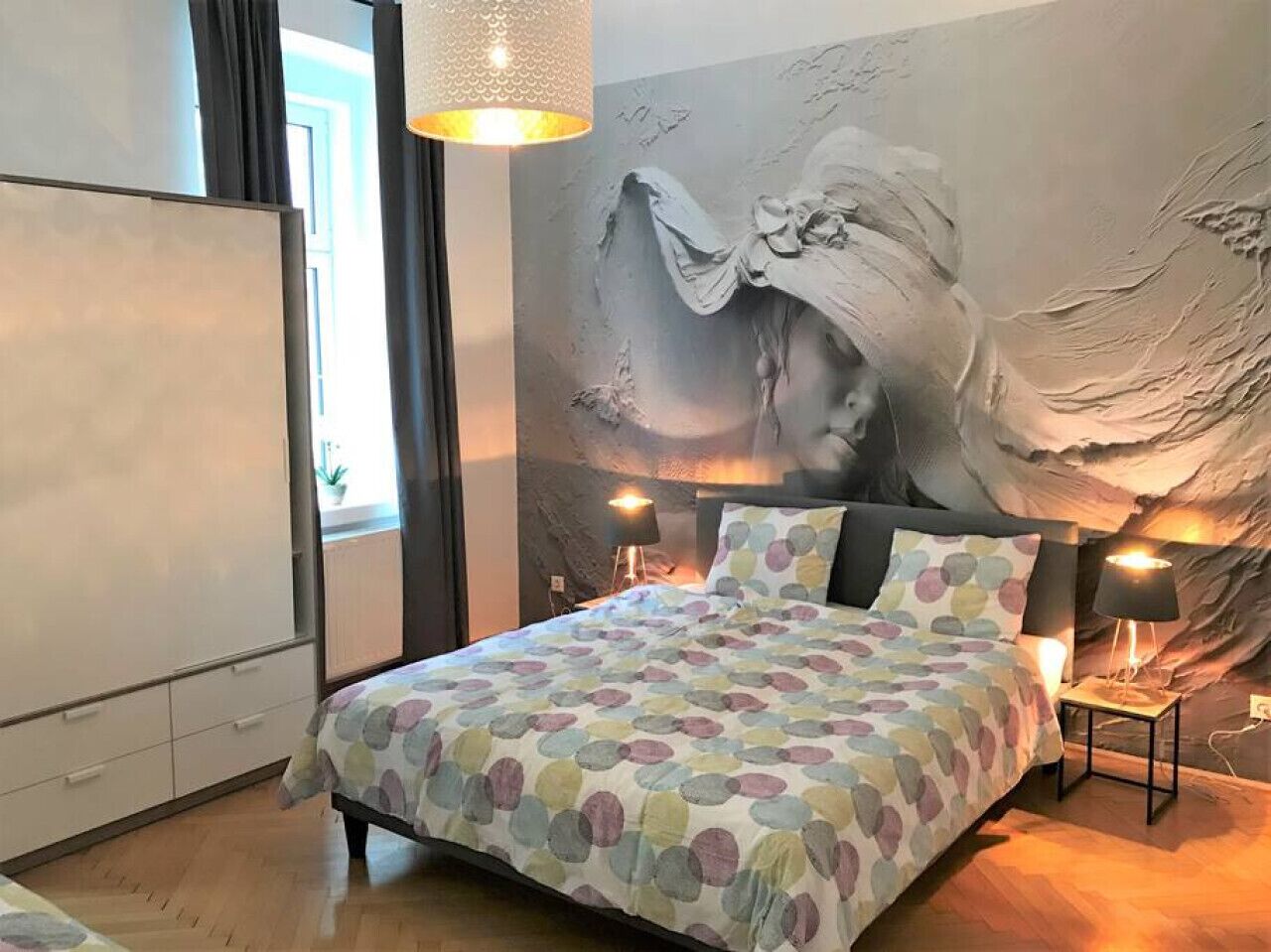 1 Schlafzimmer, Schreibtisch, Bügeleisen/Bügelbrett, WLAN