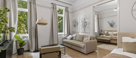 Apartamento (1) | 2 dormitorios, ropa de cama de alta calidad, decoración individual