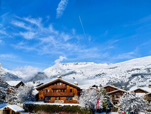 Exterior - Apartment "Les Dolomites" with Mountain View, Private Terrace and Wi-Fi (La Plagne-Tarentaise)