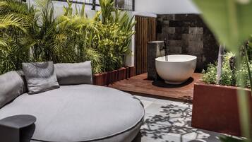 Brand New - One Bedroom Villa with Private Pool | Bathroom | Bathtub, free toiletries, hair dryer, bathrobes