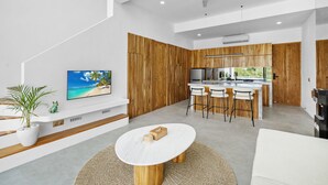 Villa | Living area | 43-inch Smart TV with digital channels - Finity AB by Hombali (Canggu)
