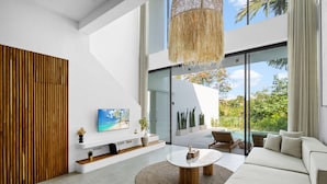 Villa | Living area | 43-inch Smart TV with digital channels - Finity AB by Hombali (Canggu)