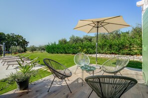 Terrace/patio - Villa Stella Polaris with pool in Višnjan, Istria (Srebrnići)