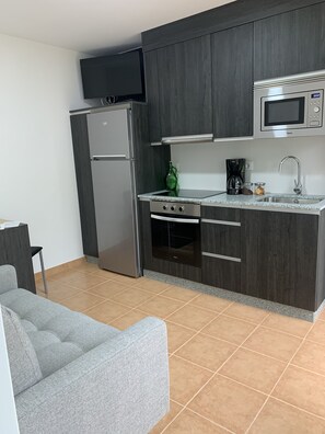 Private kitchen - Apartamento Estudio en Noalla, Sanxenxo (Noalla)