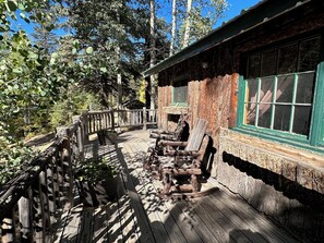 Terrace/patio - Cowboy Cabin Red River NM (Red River)
