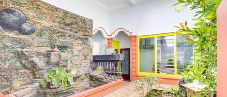 Overnatningsstedets facade