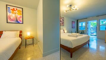 1 bedroom, desk, iron/ironing board, WiFi