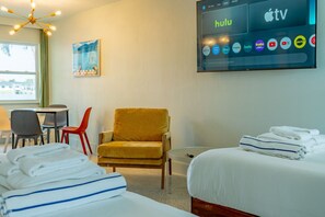 1 bedroom, desk, iron/ironing board, WiFi