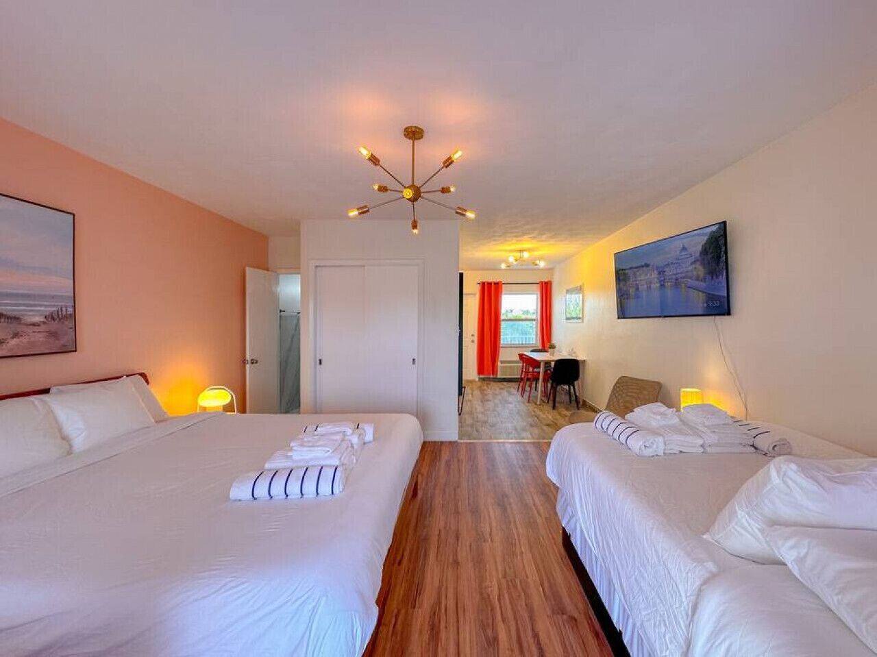 1 Schlafzimmer, Schreibtisch, Bügeleisen/Bügelbrett, WLAN