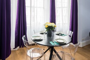 Apartment, Multiple Beds | Dining - Gloucester Station Gem, 3 Bedroom Oasis (London)