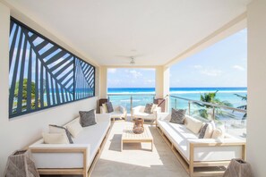 Property grounds - Timeless Paradise: Ultra-Luxe Ocean Estate w/ Elevated Pool, Arcade Room, and Home Cinema (Rum Point)