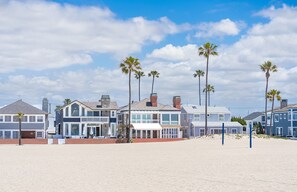 Exterior - 6BR Oceanfront Retreat, Steps to Beach & Balboa Pier with AC! (Newport Beach)