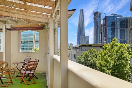 Sun deck. The Pyrmont Budget Hotel