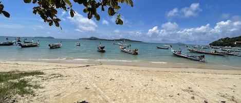 On the beach