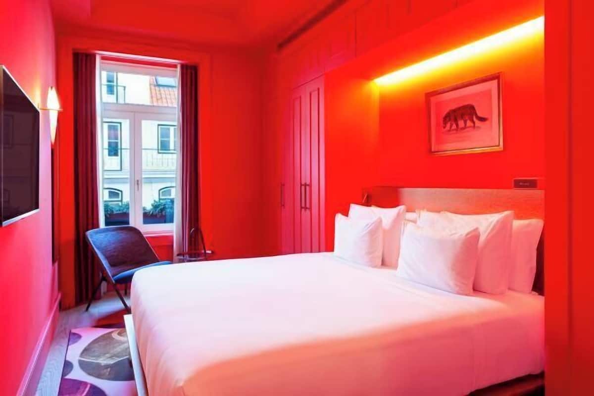 1 Schlafzimmer, hochwertige Bettwaren, Daunenbettdecken, Minibar